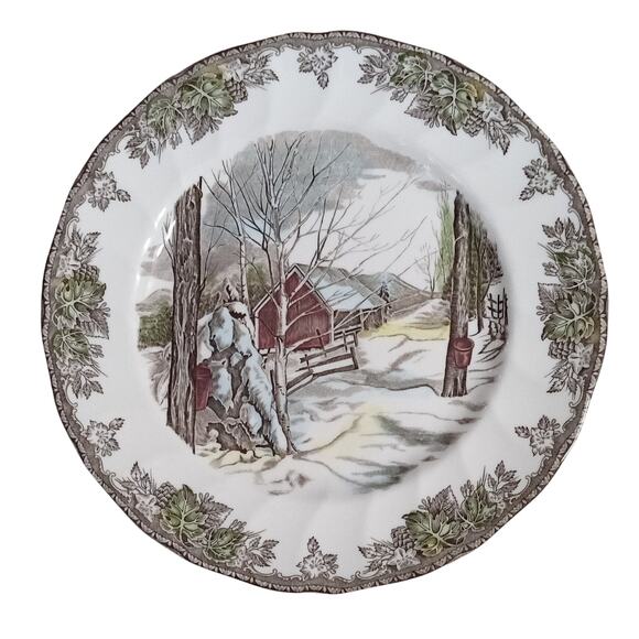 Johnson Brothers Friendly Village Sugar Maples Dinner Plate 10.25" - Picture 1 of 8